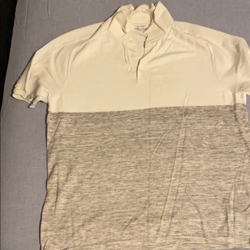 White and Grey Tshirt
